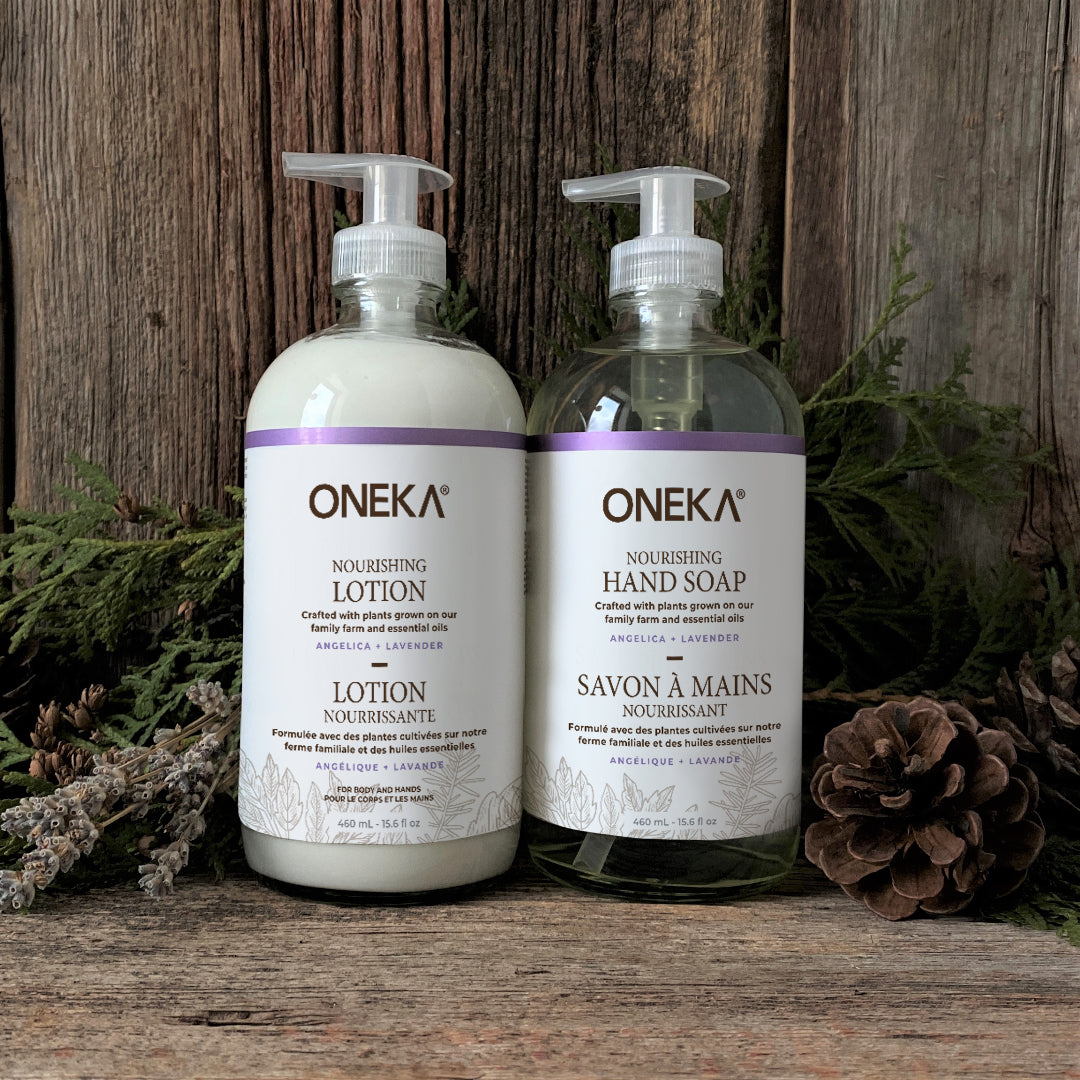 Angelica &amp; Lavender Lotion and Hand soap duo