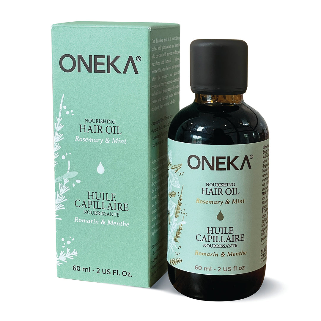 Huile Capillaire Nourrissante - Romarin &amp; Menthe